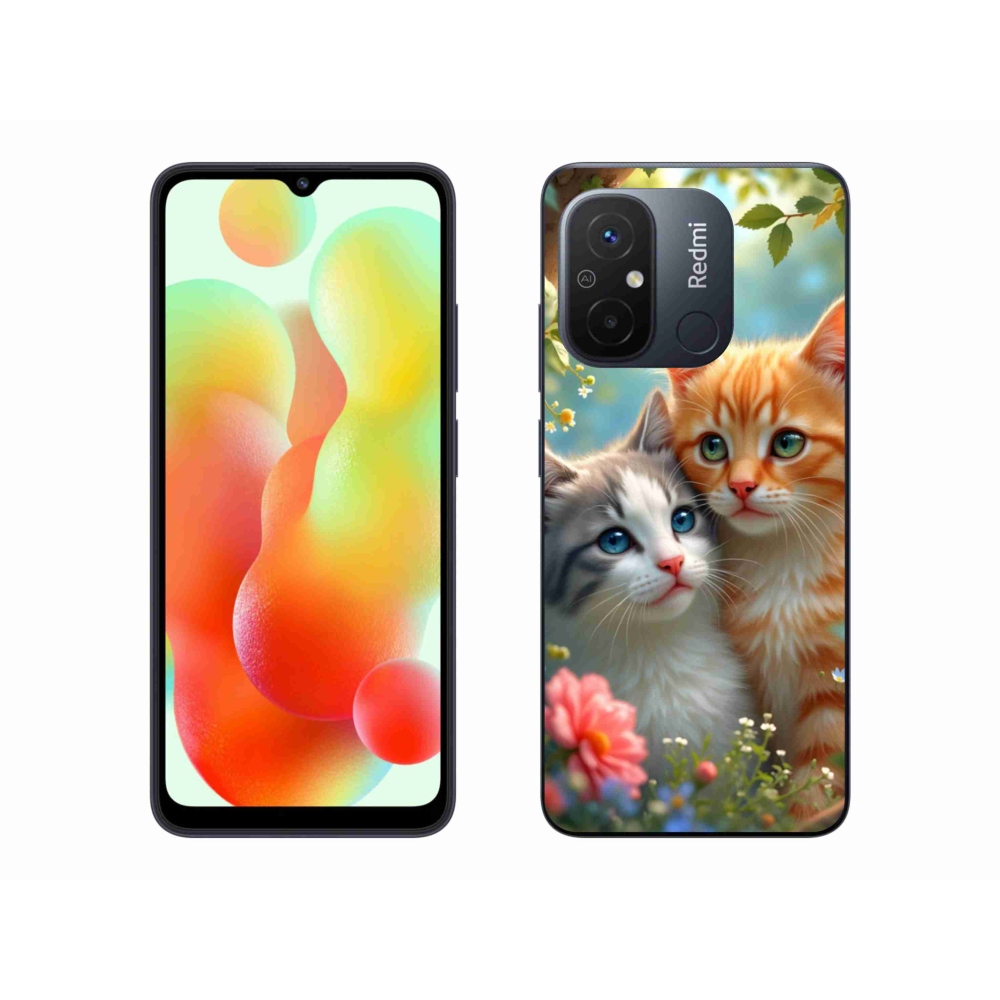 Gélový kryt mmCase na Xiaomi Redmi 12C - mačacia láska 2