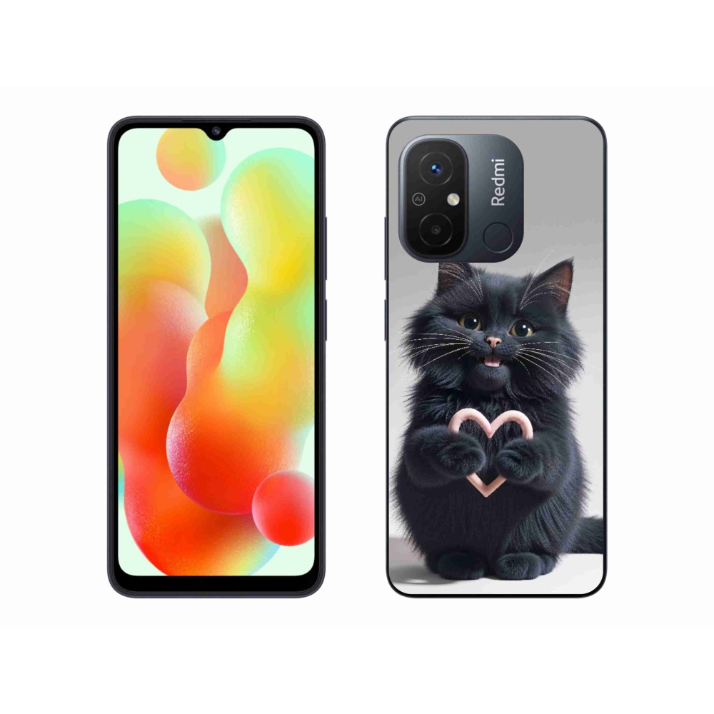 Gélový kryt mmCase na Xiaomi Redmi 12C - mačacia láska 3