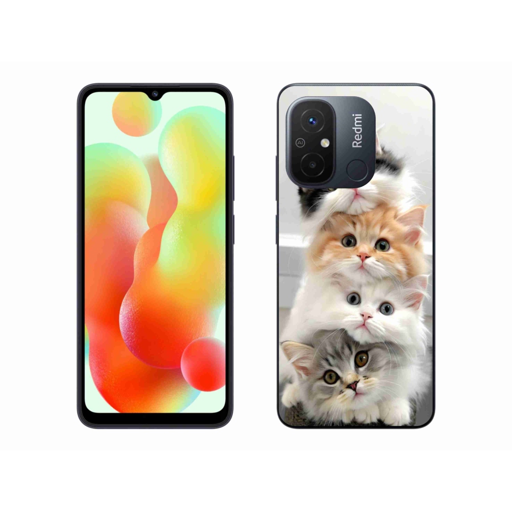 Gélový kryt mmCase na Xiaomi Redmi 12C - mačacia partia