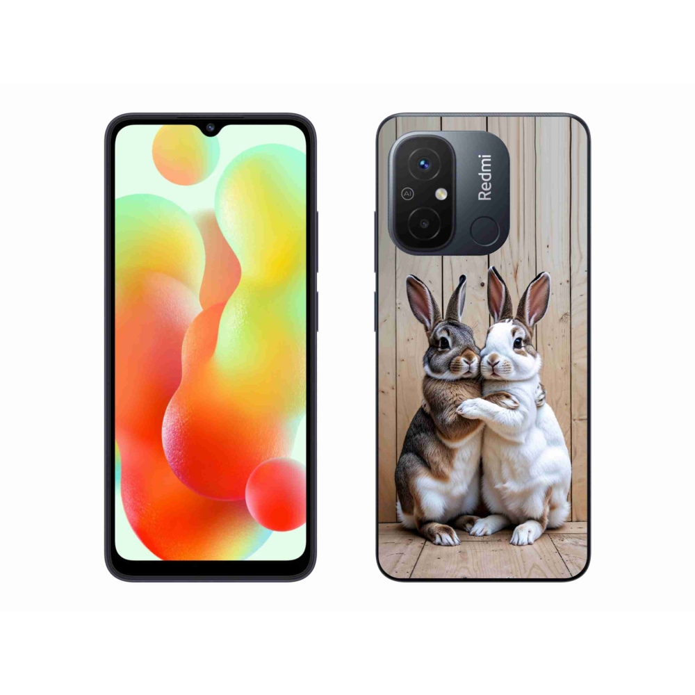 Gélový kryt mmCase na Xiaomi Redmi 12C - králičie pár