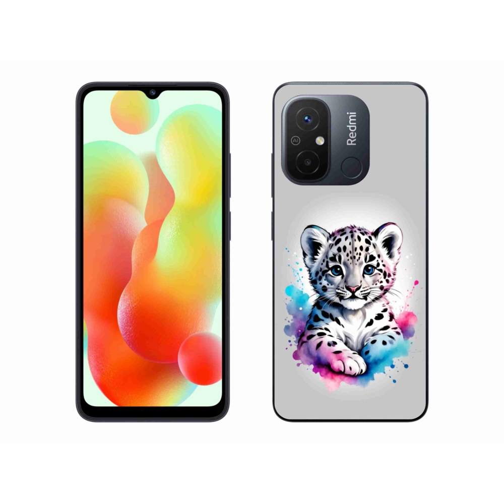 Gélový kryt mmCase na Xiaomi Redmi 12C - leopardej mláďa