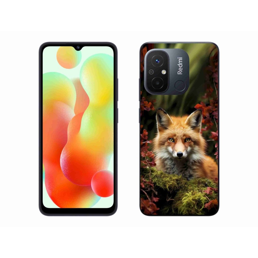 Gélový kryt mmCase na Xiaomi Redmi 12C - líška v lese