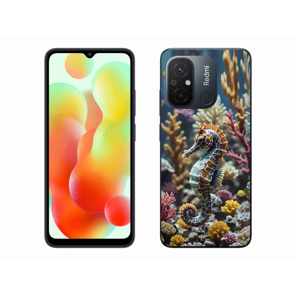 Gélový kryt mmCase na Xiaomi Redmi 12C - morský koník 2