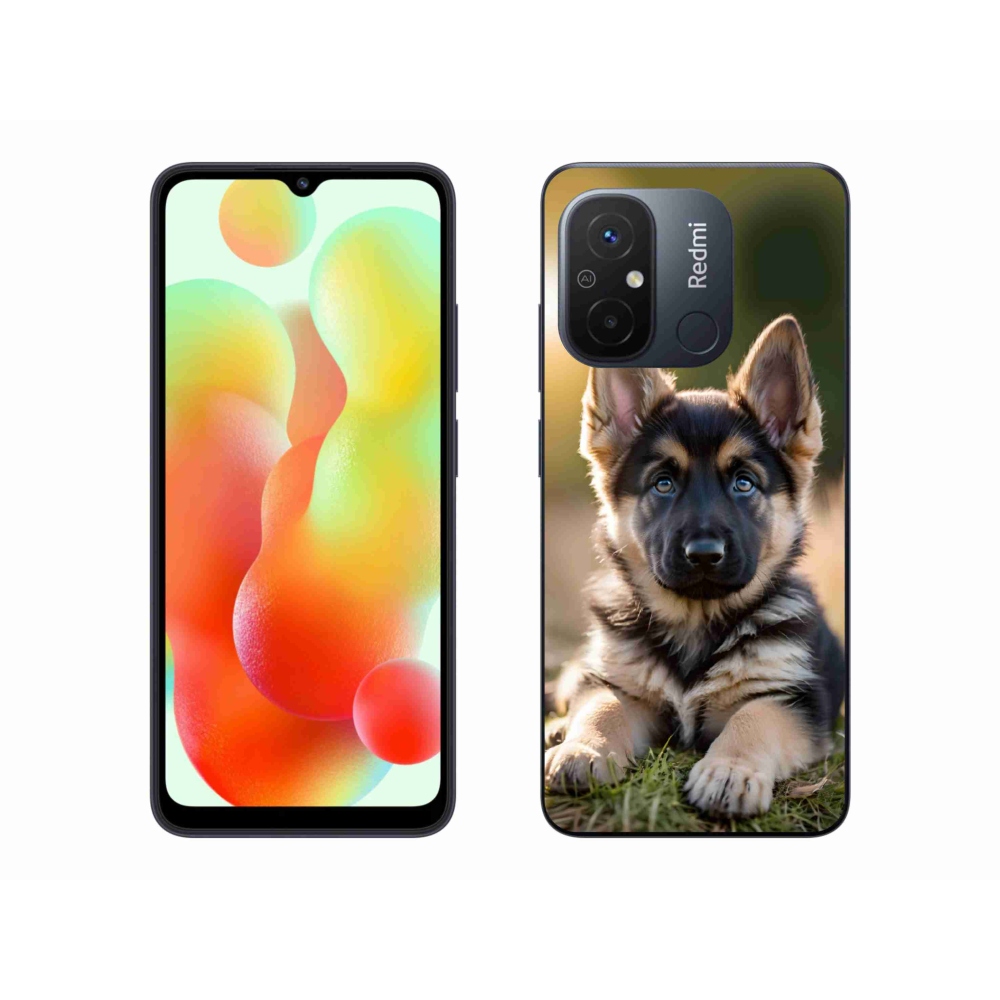 Gélový kryt mmCase na Xiaomi Redmi 12C - nemecký ovčiak v prírode