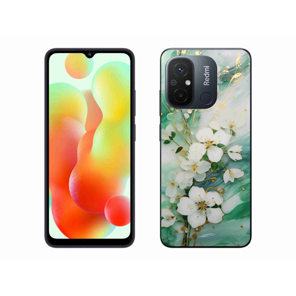 Gélový kryt mmCase na Xiaomi Redmi 12C - nežné kvety