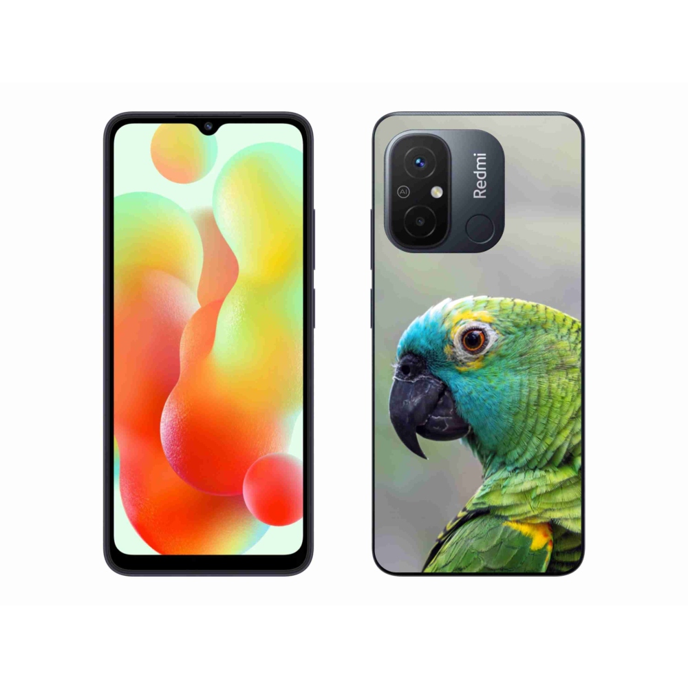 Gélový kryt mmCase na Xiaomi Redmi 12C - papagáj amazoňan