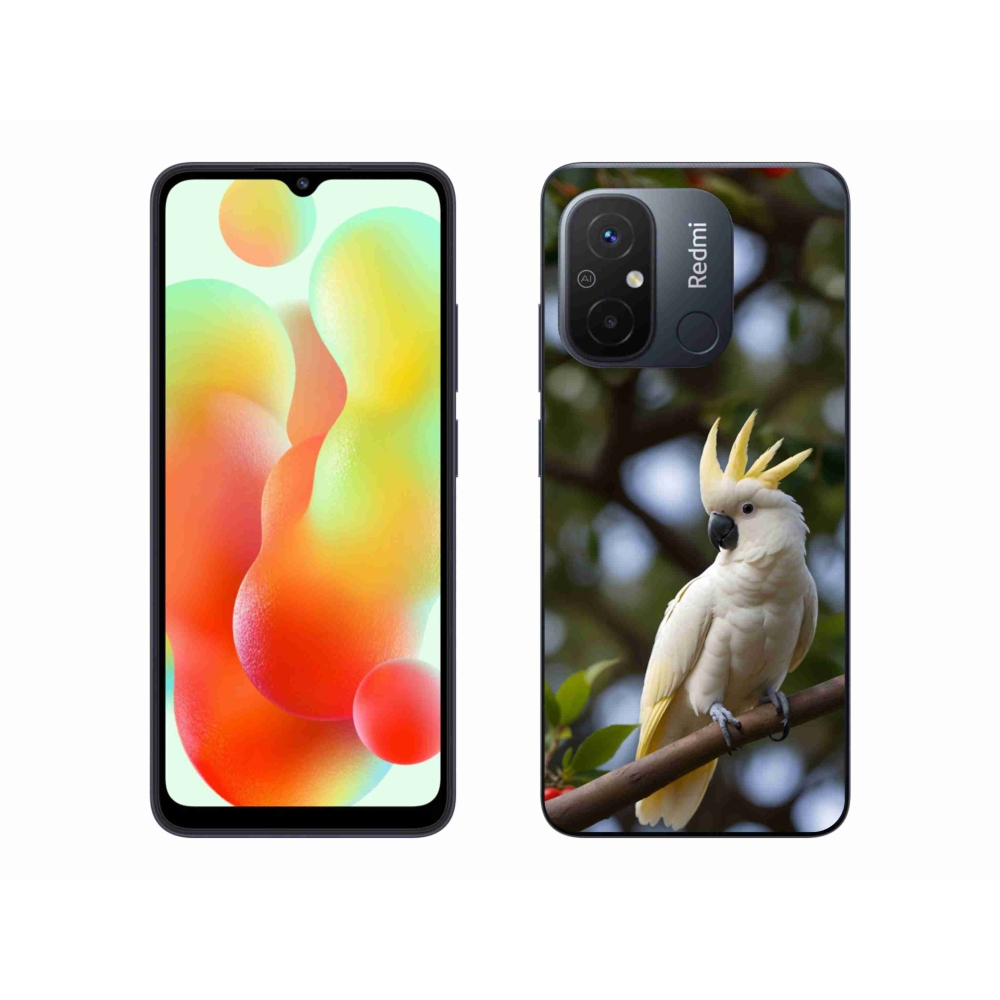 Gélový kryt mmCase na Xiaomi Redmi 12C - papagáj kakadu 3