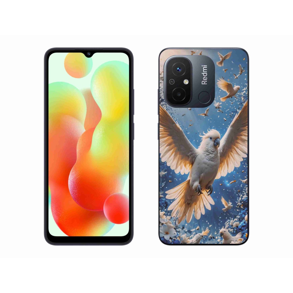 Gélový kryt mmCase na Xiaomi Redmi 12C - papagáj kakadu