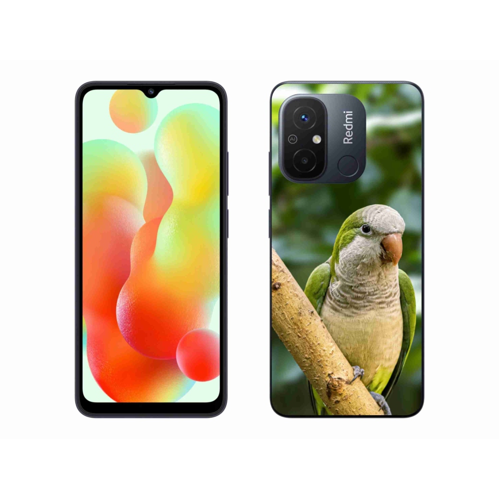 Gélový kryt mmCase na Xiaomi Redmi 12C - papagáj mníšok