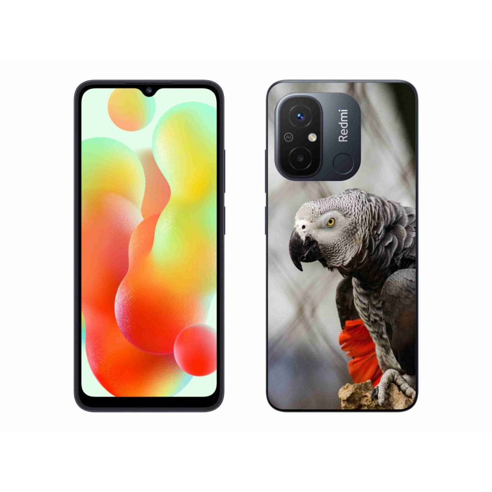 Gélový kryt mmCase na Xiaomi Redmi 12C - papagáj žako 3