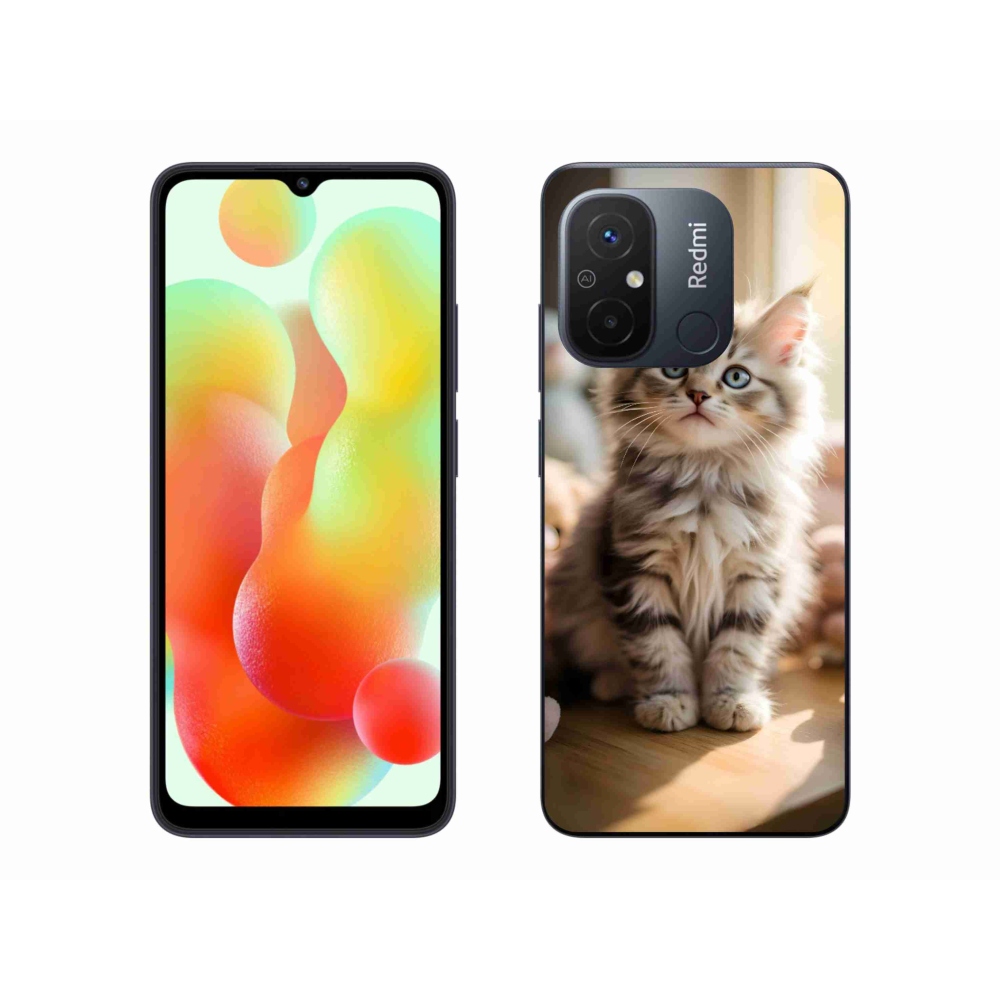 Gélový kryt mmCase na Xiaomi Redmi 12C - roztomilé mačiatko 10
