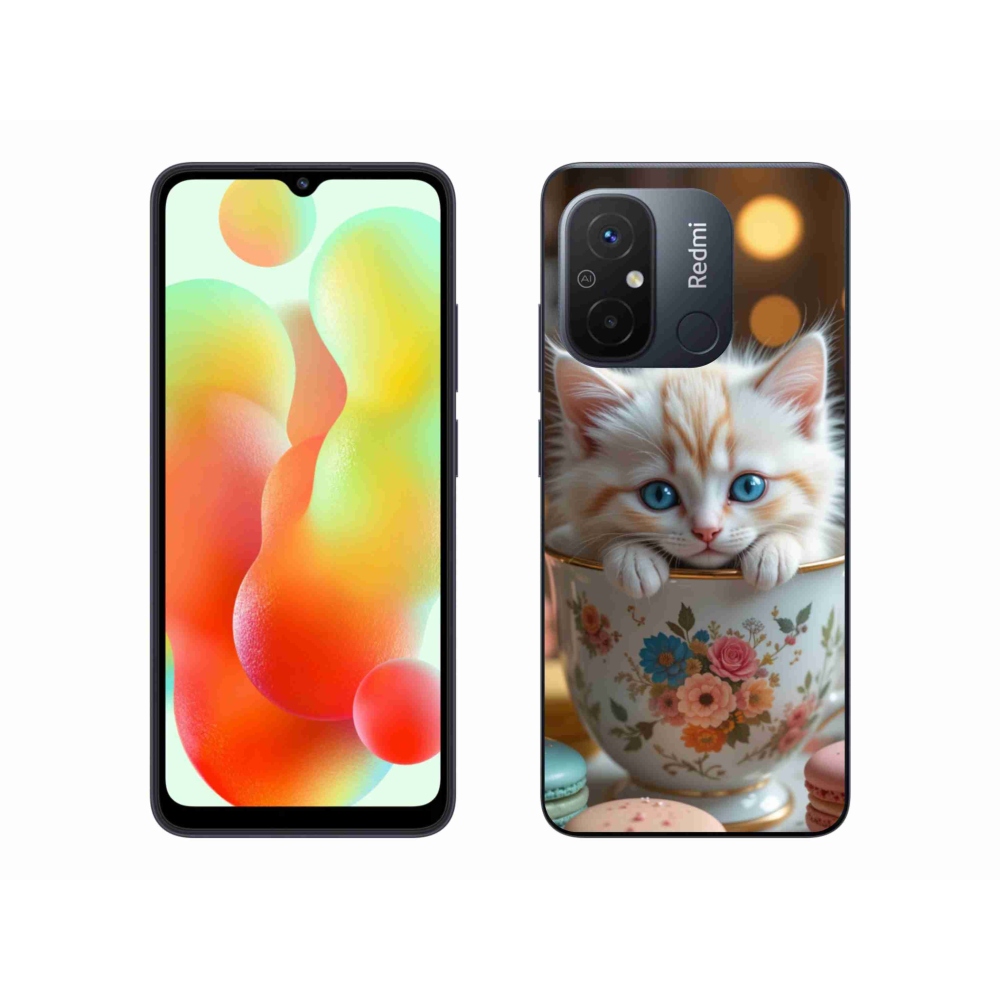 Gélový kryt mmCase na Xiaomi Redmi 12C - roztomilé mačiatko 6