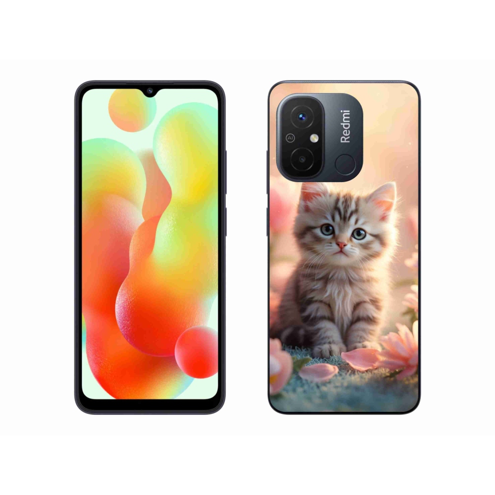 Gélový kryt mmCase na Xiaomi Redmi 12C - roztomilé mačiatko 8
