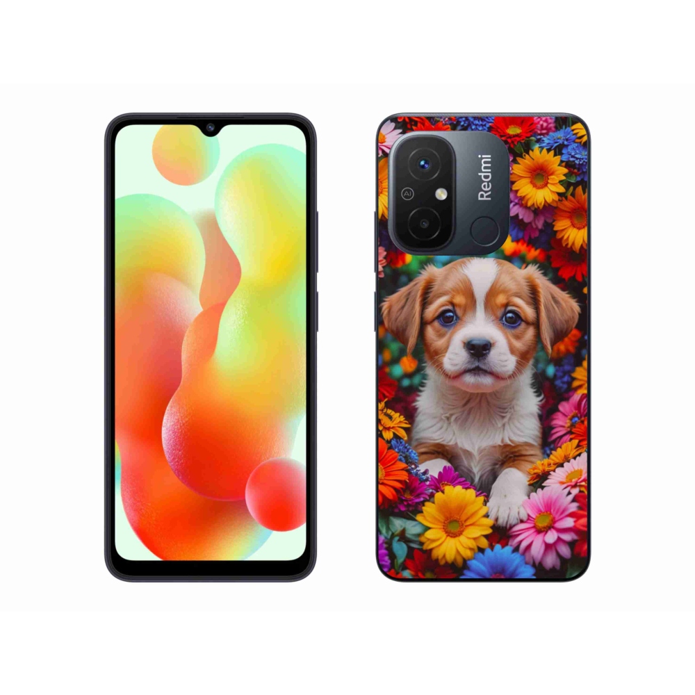 Gélový kryt mmCase na Xiaomi Redmi 12C - roztomilé šteňa