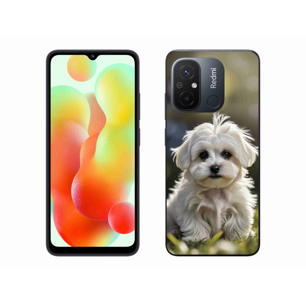 Gélový kryt mmCase na Xiaomi Redmi 12C - roztomilý maltézsky psík