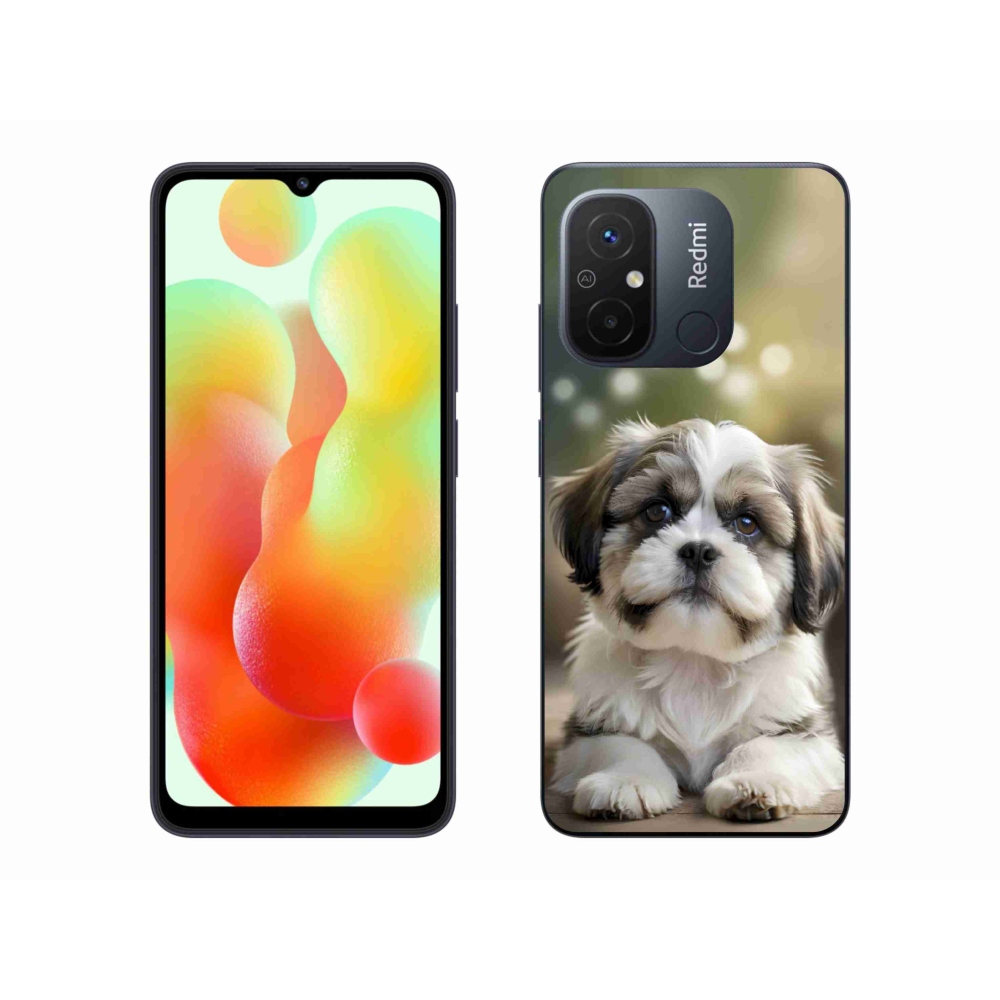 Gélový kryt mmCase na Xiaomi Redmi 12C - roztomilý shih-tzu