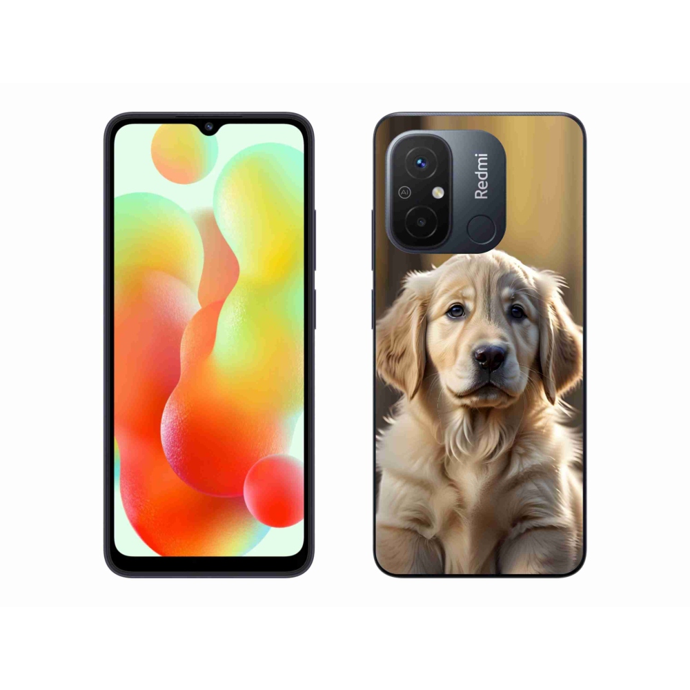 Gélový kryt mmCase na Xiaomi Redmi 12C - roztomilý zlatý retriever
