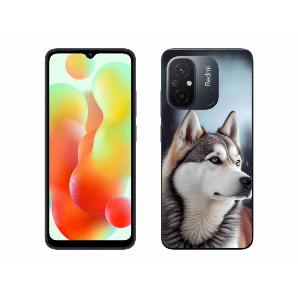 Gélový kryt mmCase na Xiaomi Redmi 12C - sibírsky husky