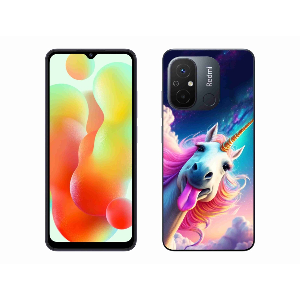 Gélový kryt mmCase na Xiaomi Redmi 12C - šialený jednorožec