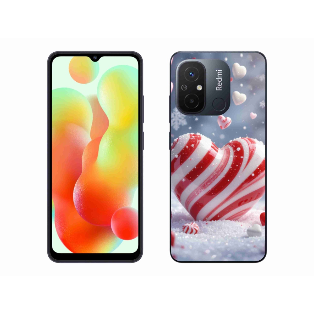 Gélový kryt mmCase na Xiaomi Redmi 12C - sladké srdce