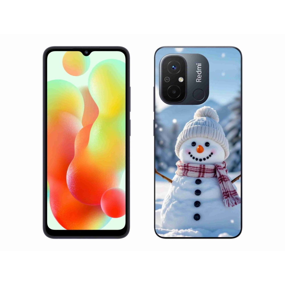 Gélový kryt mmCase na Xiaomi Redmi 12C - snehuliak 3