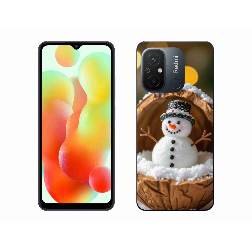 Gélový kryt mmCase na Xiaomi Redmi 12C - snehuliak 4