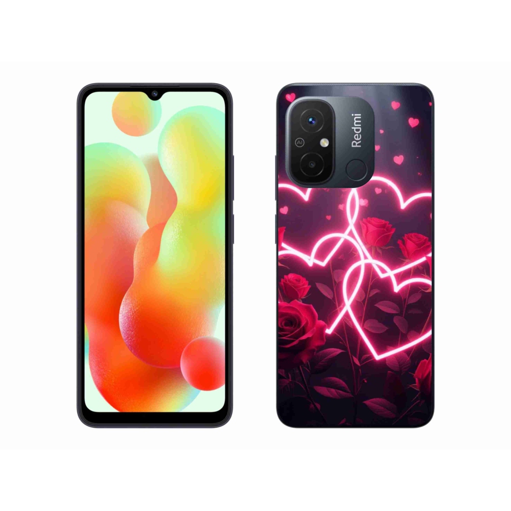 Gélový kryt mmCase na Xiaomi Redmi 12C - srdce lásky