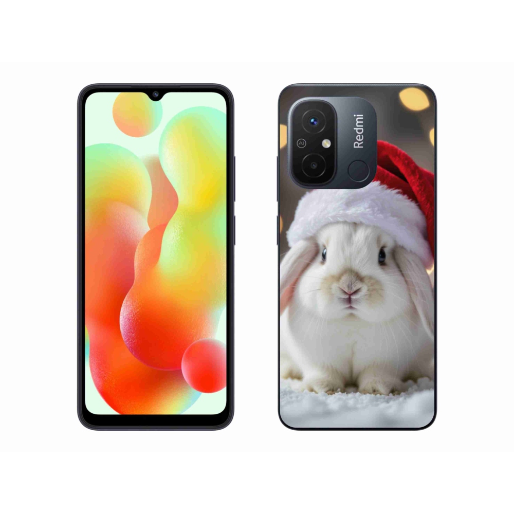 Gélový kryt mmCase na Xiaomi Redmi 12C - vianočný králik