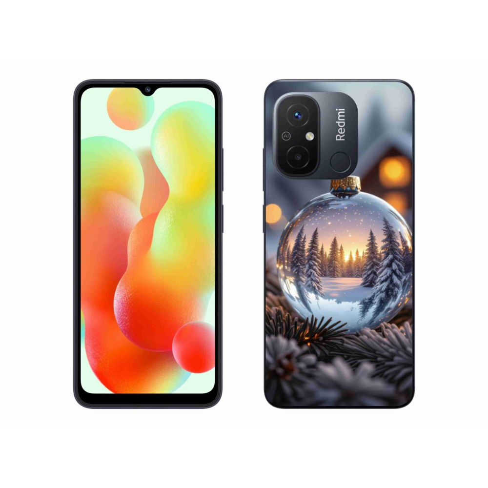 Gélový kryt mmCase na Xiaomi Redmi 12C - vianočná ozdoba