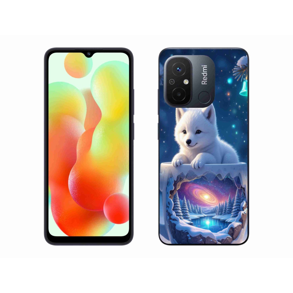 Gélový kryt mmCase na Xiaomi Redmi 12C - vianočné šteňa