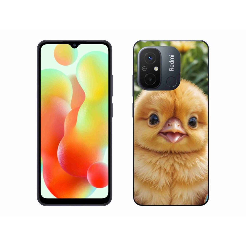 Gélový kryt mmCase na Xiaomi Redmi 12C - veselé kuriatko