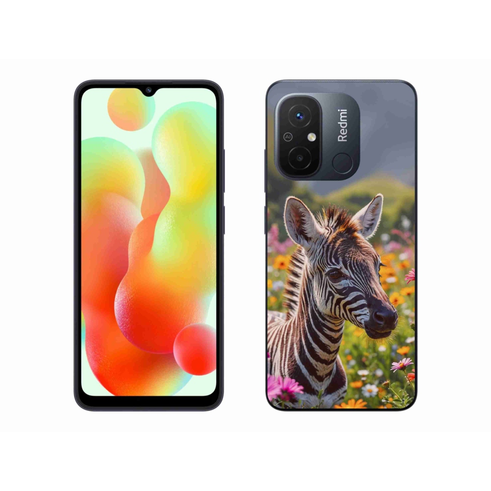 Gélový kryt mmCase na Xiaomi Redmi 12C - zebra na lúke