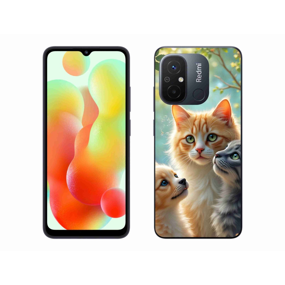 Gélový kryt mmCase na Xiaomi Redmi 12C - zvieracie priateľstvo 2