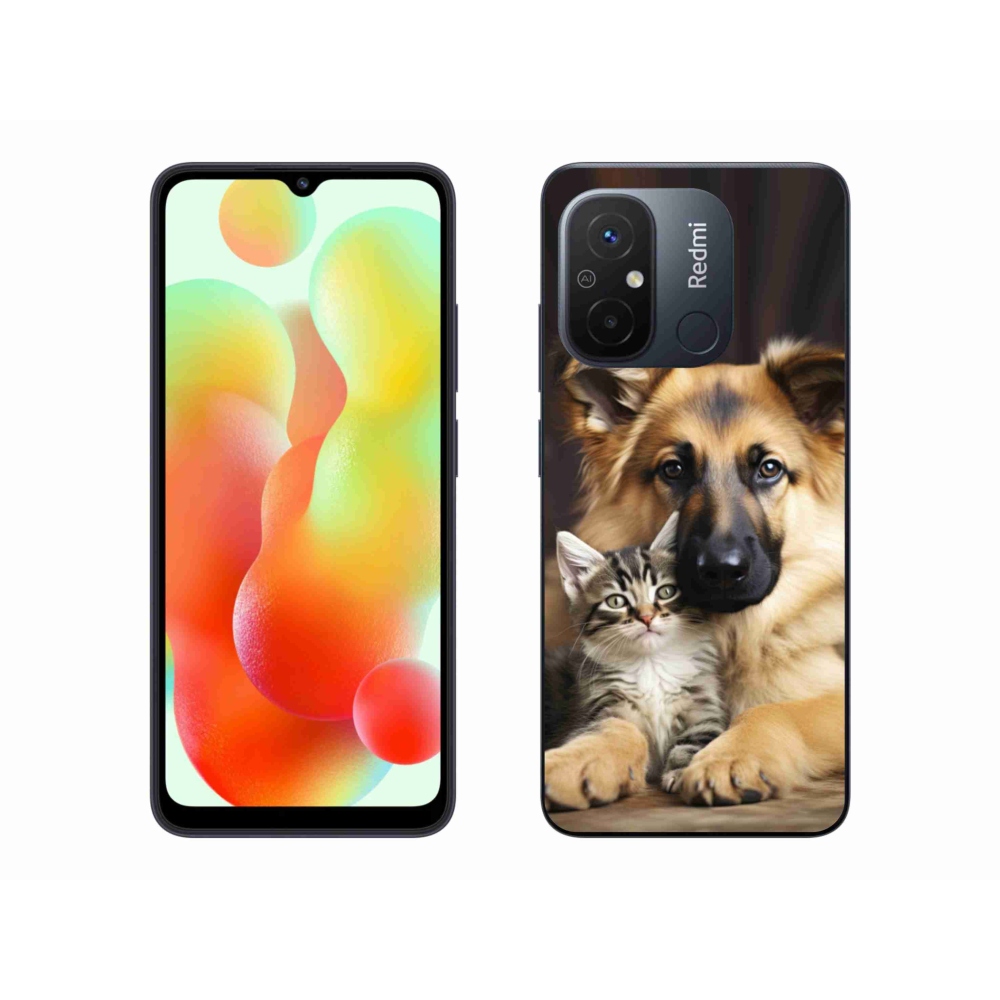 Gélový kryt mmCase na Xiaomi Redmi 12C - zvieracie priateľstvo
