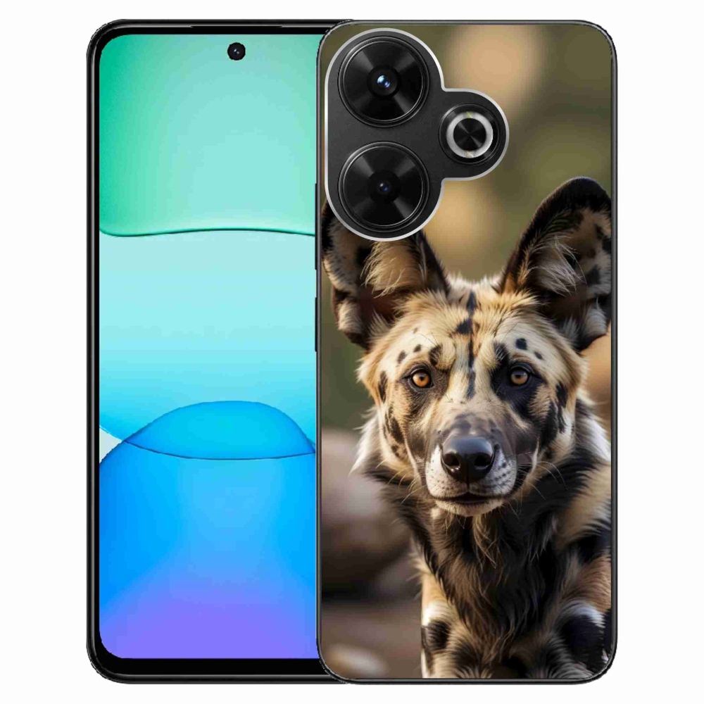 Gélový kryt mmCase na Xiaomi Redmi 13 4G/ Poco M6 4G - africký divoký pes
