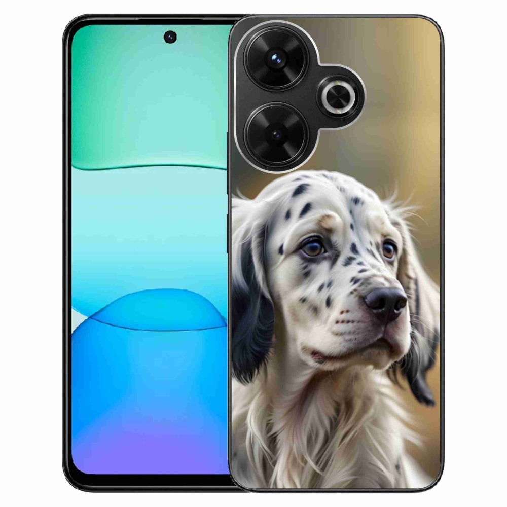 Gélový kryt mmCase na Xiaomi Redmi 13 4G/Poco M6 4G - anglický seter