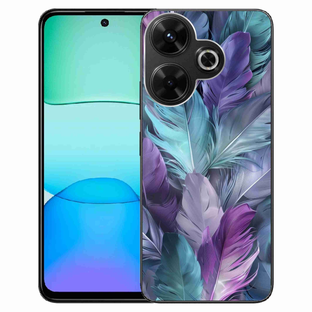 Gélový kryt mmCase na Xiaomi Redmi 13 4G/Poco M6 4G - farebné perie 2