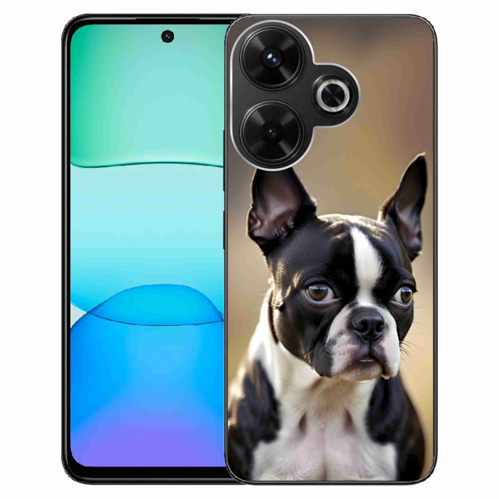 Gélový kryt mmCase na Xiaomi Redmi 13 4G/ Poco M6 4G - bostonský teriér