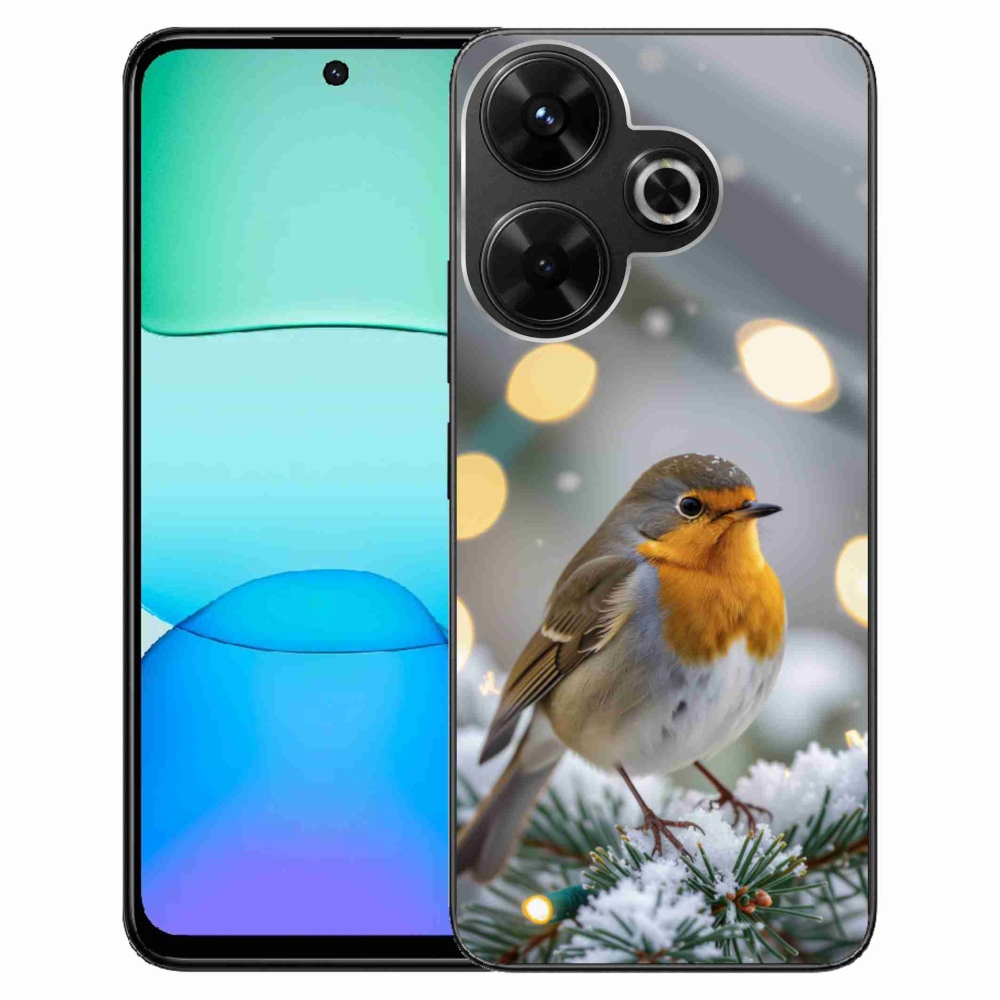 Gélový kryt mmCase na Xiaomi Redmi 13 4G/ Poco M6 4G - červienka v zime