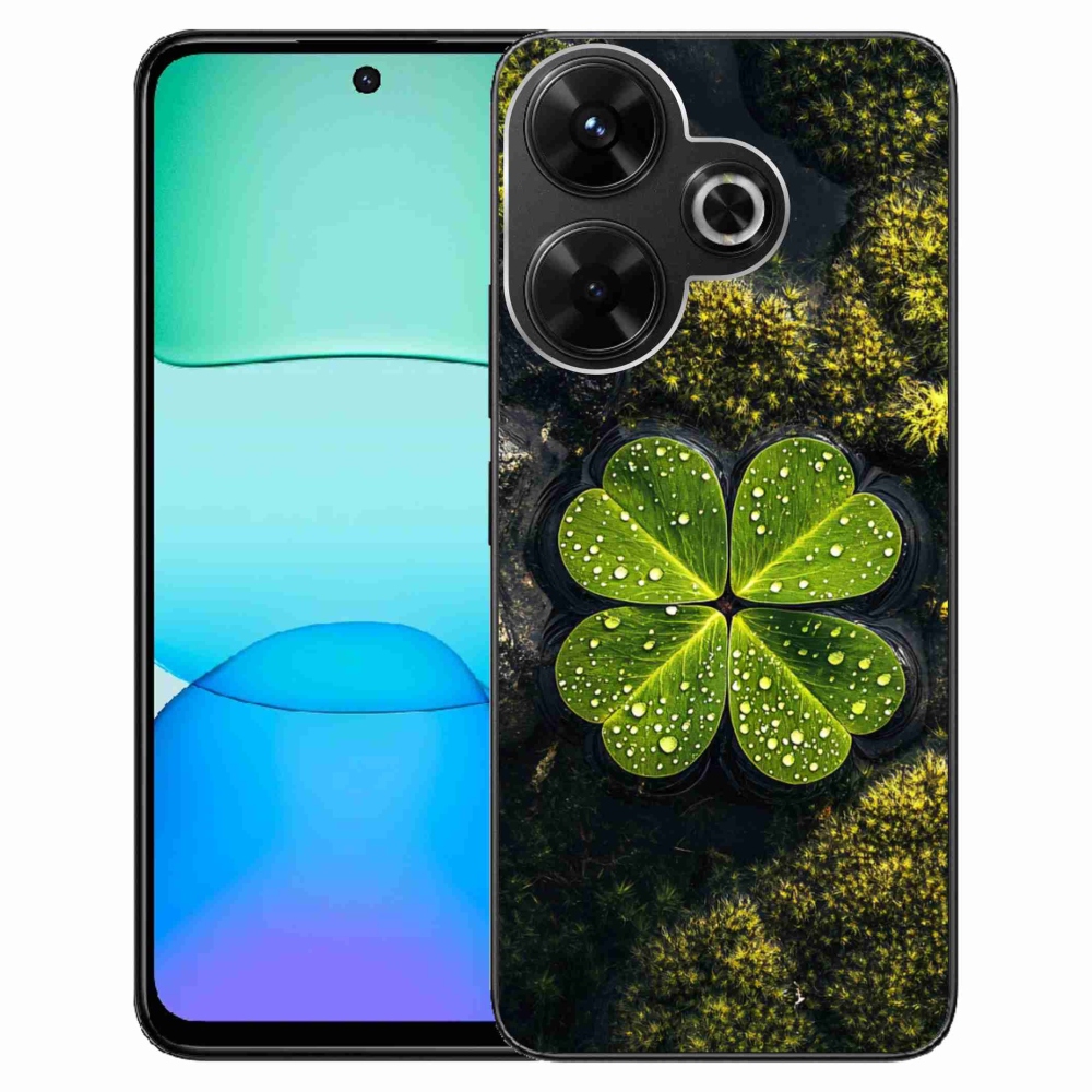 Gélový kryt mmCase na Xiaomi Redmi 13 4G/Poco M6 4G - štvorlístok