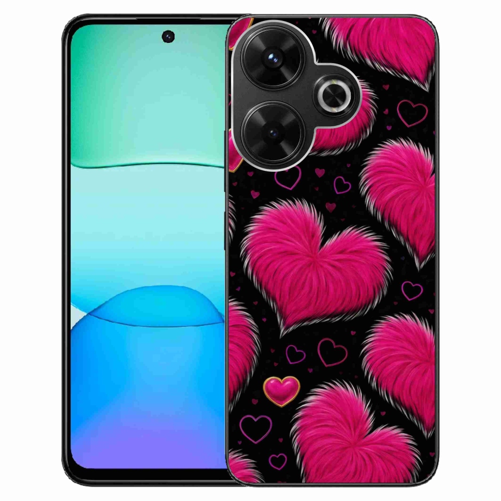Gélový kryt mmCase na Xiaomi Redmi 13 4G/Poco M6 4G - hebké srdce