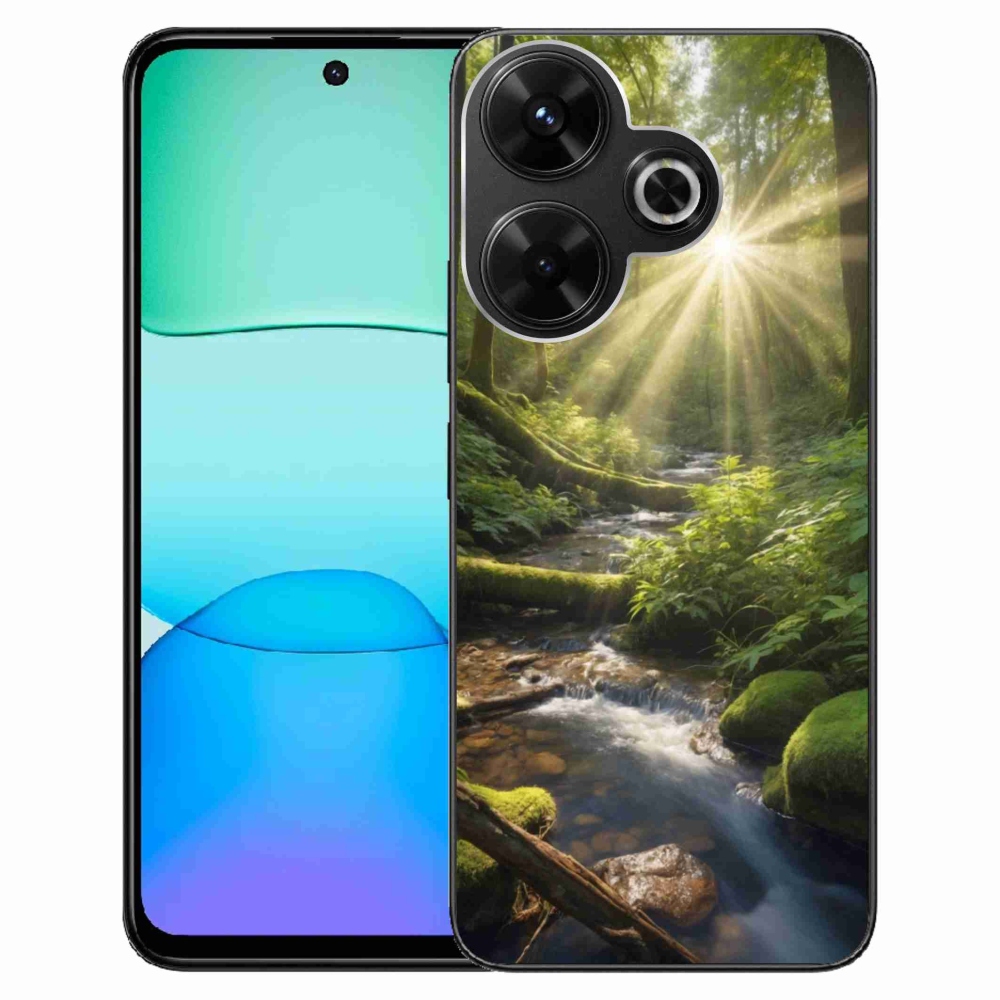 Gélový kryt mmCase na Xiaomi Redmi 13 4G/Poco M6 4G - hlbina lesa