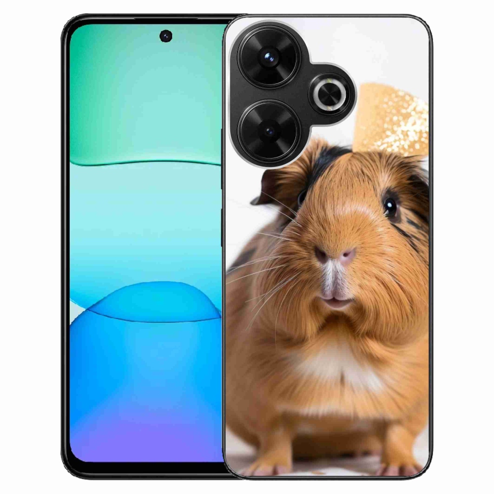 Gélový kryt mmCase na Xiaomi Redmi 13 4G/Poco M6 4G - hnedé morča