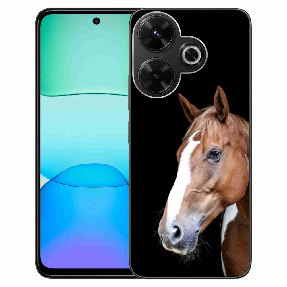 Gélový kryt mmCase na Xiaomi Redmi 13 4G/Poco M6 4G - hnedý kôň 3