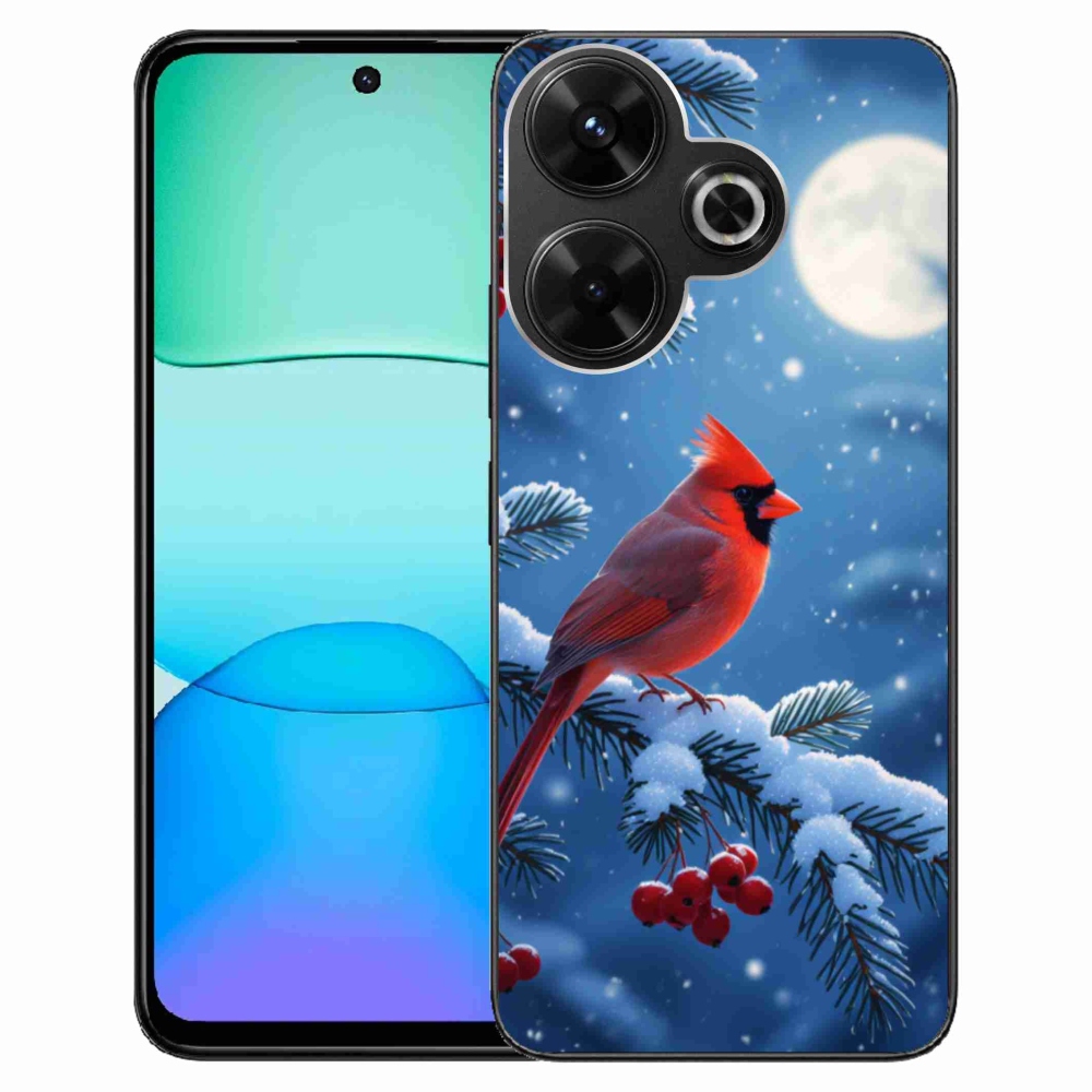 Gélový kryt mmCase na Xiaomi Redmi 13 4G/ Poco M6 4G - kardinál červený