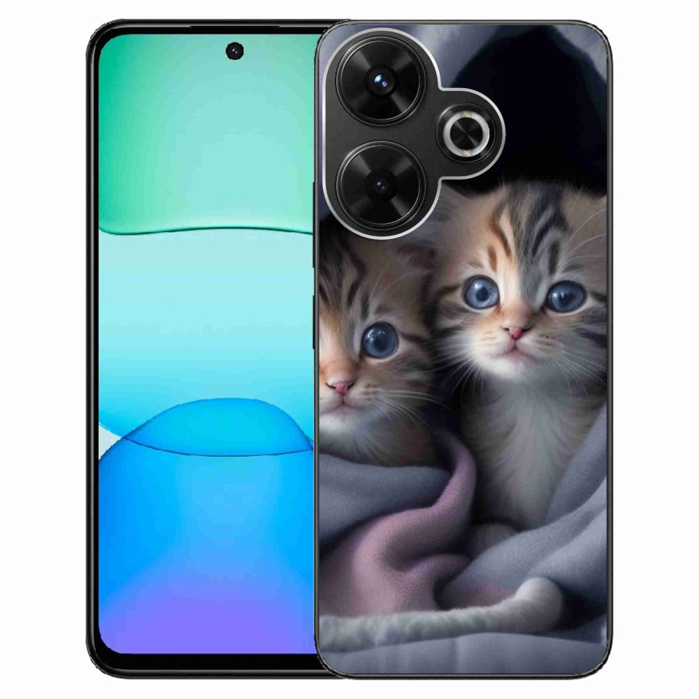Gélový kryt mmCase na Xiaomi Redmi 13 4G/Poco M6 4G - mačacie duo 2