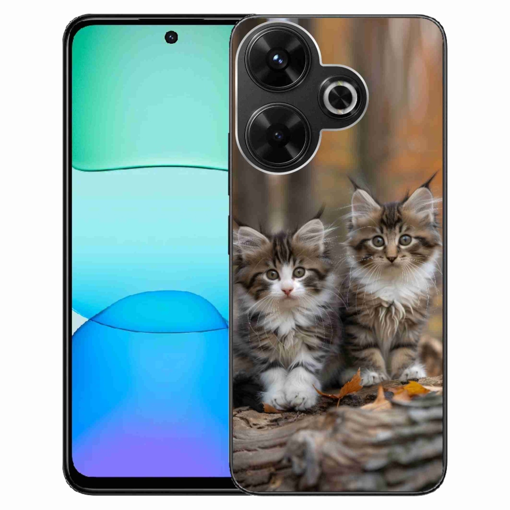 Gélový kryt mmCase na Xiaomi Redmi 13 4G/ Poco M6 4G - mačacie duo 3
