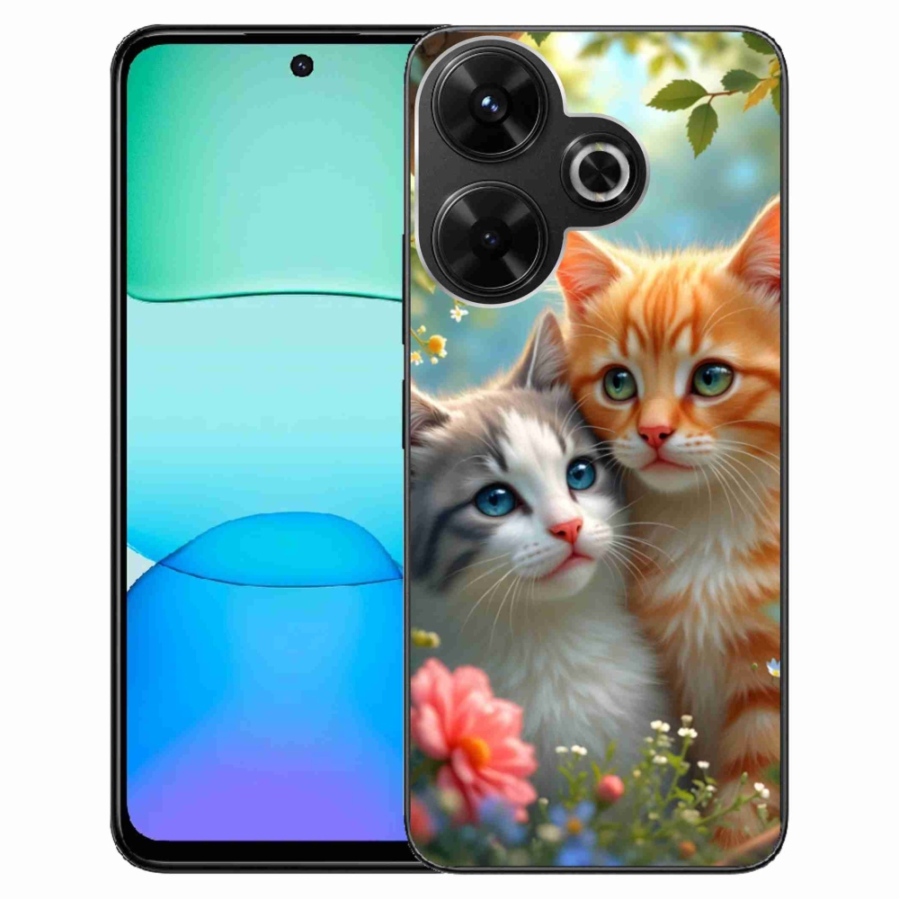 Gélový kryt mmCase na Xiaomi Redmi 13 4G/Poco M6 4G - mačacia láska 2