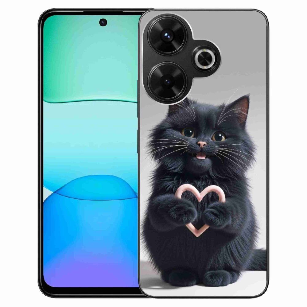 Gélový kryt mmCase na Xiaomi Redmi 13 4G/ Poco M6 4G - mačacia láska 3