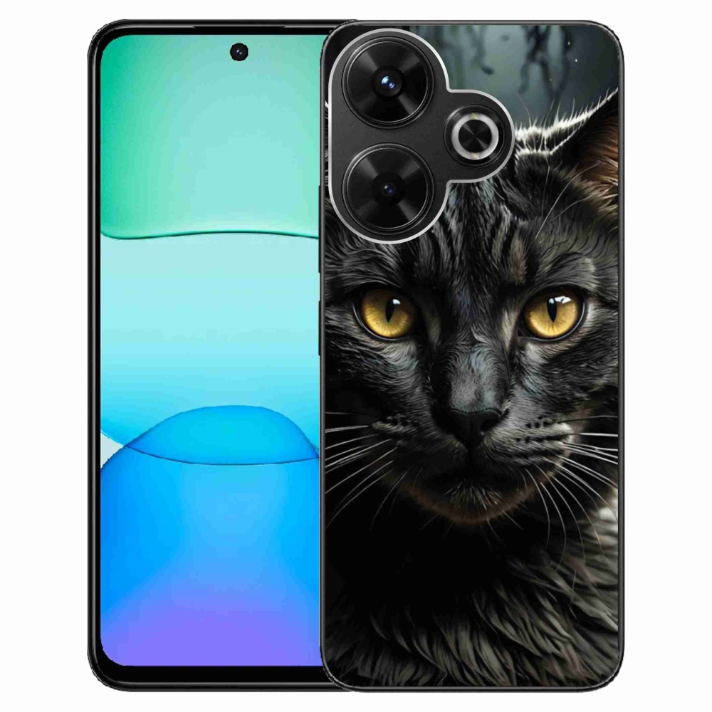 Gélový kryt mmCase na Xiaomi Redmi 13 4G/Poco M6 4G - mačacie pohľad 3